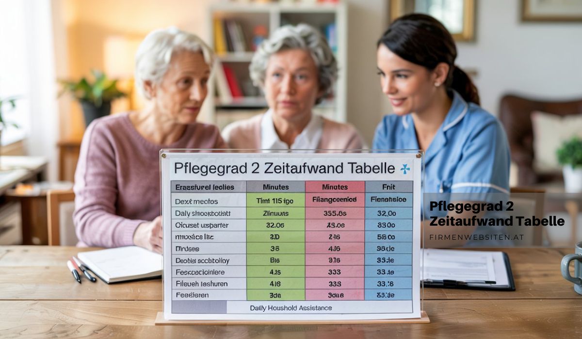 Pflegegrad 2 Zeitaufwand Tabelle